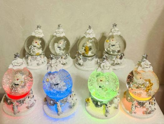 Стеклянный шар Дед Мороз 51783