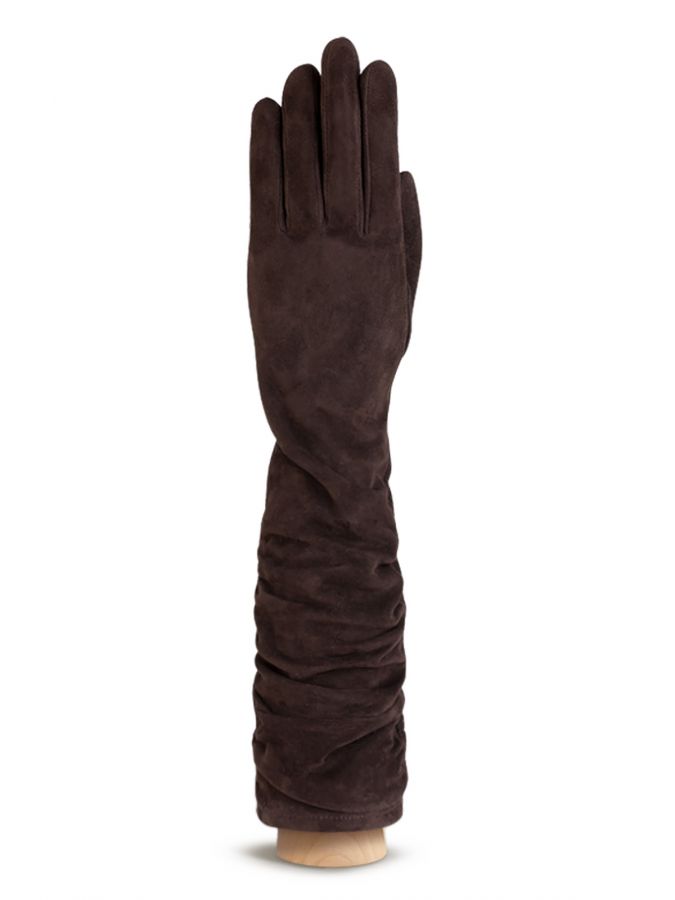 Перчатки женские ш/п IS02010 d.brown ELEGANZZA