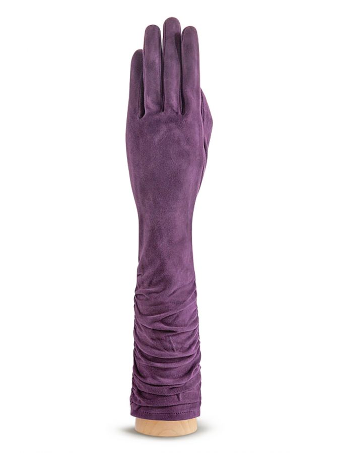 Перчатки женские ш+каш. IS02010 d.violet ELEGANZZA