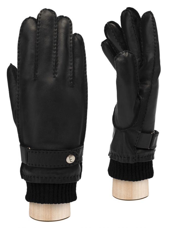Перчатки мужские 100% ш HS989 black ELEGANZZA