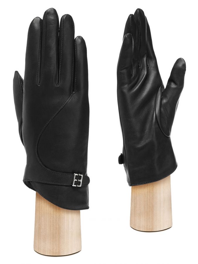 Перчатки женские 100% ш IS5062 black ELEGANZZA