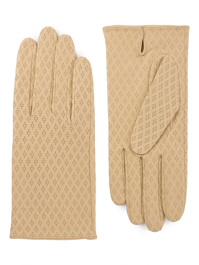 Перчатки женские б/п IS855-1 ivory ELEGANZZA