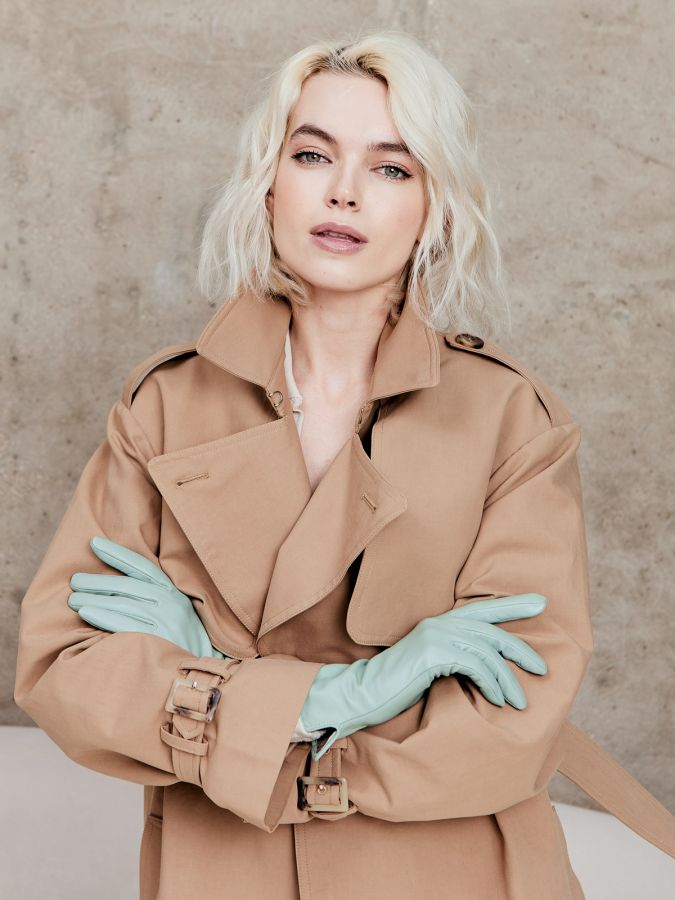 Перчатки жен ш/п LB-0190 mint LABBRA