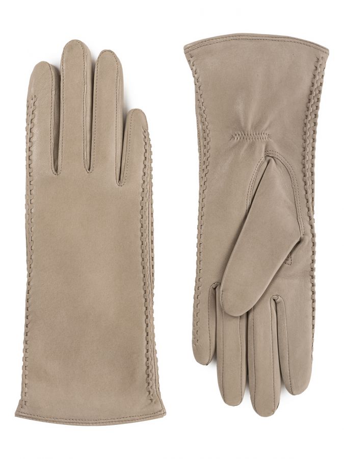 Перчатки женскиеские ш+каш. HP91104 l.taupe ELEGANZZA