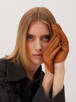 Перчатки женские б/п IS02004 camel ELEGANZZA