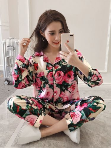 Пижама "ОКСФОРД" шелк, молочная, птичья роза