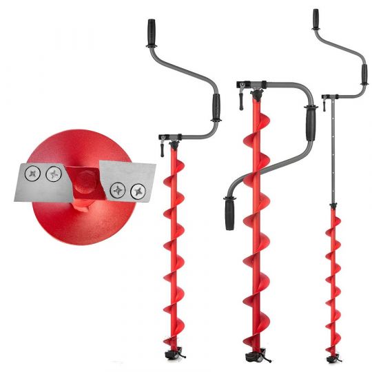 Ледобур BURAN 100R правое вращение, цельнотянутый шнек (LB-100R) Тонар