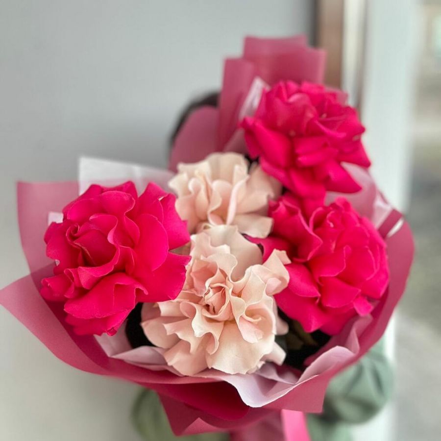 Розы французские/Букет "Евгения"