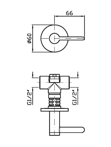 Запорный клапан 1/2 Zucchetti Isy22 ZIS3729 ФОТО