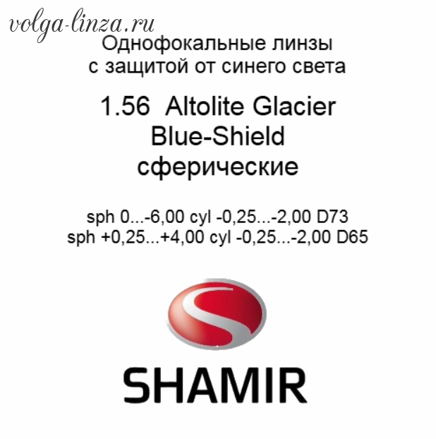 Glacier Blue-Shield 1.56