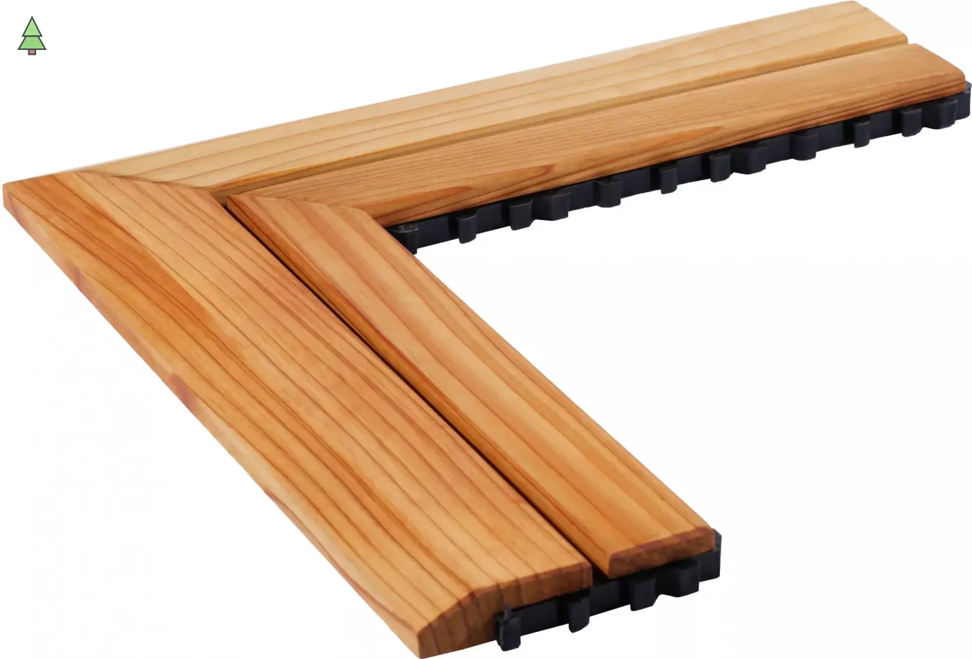 SAWO Коврик деревянный на пол, 595-D-CNR угловой