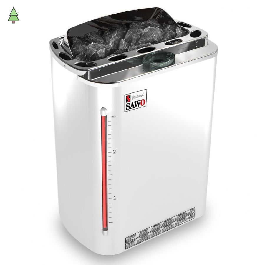 Электрическая печь SAWO MINI COMBI MNC-36NS-Z (3,6 кВт, с парогенератором, внутри оцинковка, снаружи нержавейка), выносной пульт (пульт и блок мощности докупаются отдельно)