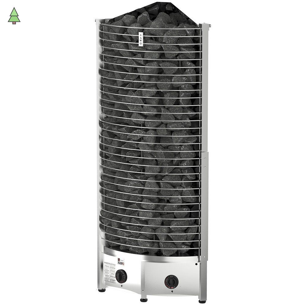 Электрическая печь SAWO TOWER TH6-90NB-CNR-P (9 кВт, встроенный пульт, угловая)