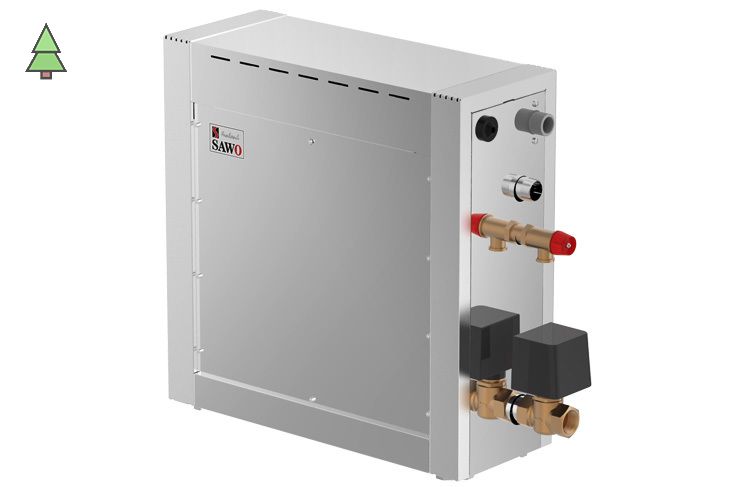 SAWO Парогенератор без пульта управления с функцией диммера, вентилятора и насоса-дозатора, 7.5 kW, STN-75-C1/3-DFP-X