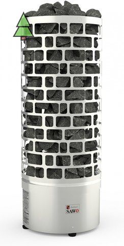 Электрическая печь Sawo Aries ARI3-60Ni2-P (6 кВт, нержавейка), выносной пульт (встроенный блок мощности, пульт покупается отдельно)