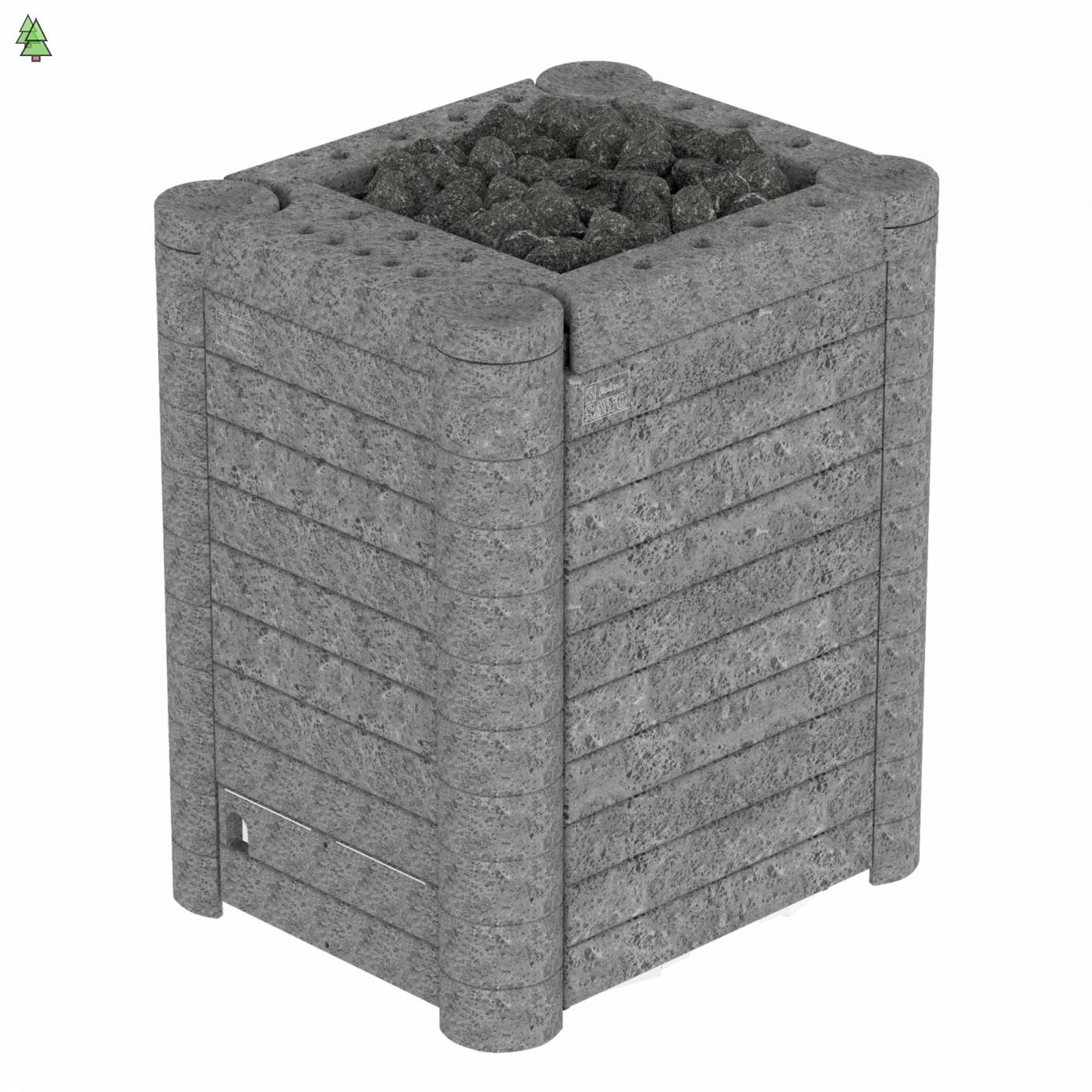 SAWO Электрическая печь NIMBUS COMBI NIMC-105NS-P-A, облицовка из талькохлорида, с функцией автодолива , выносной пульт (пульт и блок мощности докупаются отдельно)