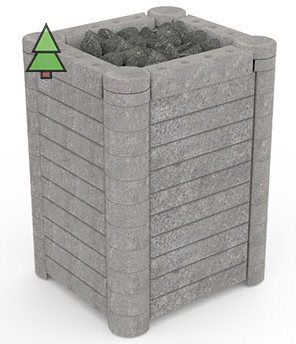 SAWO Электрическая печь SUPER NIMBUS COMBI NIMC-150NS-P-A, облицовка из талькохлорида, с функцией автодолива, выносной пульт (пульт и блок мощности докупаются отдельно)