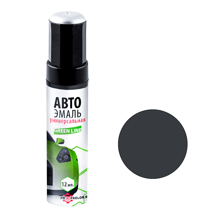 Карандаш с кисточкой для подкраски сколов на Chery E5,Chery. Цвет Wolfsburg Grey. Код цвета: GF