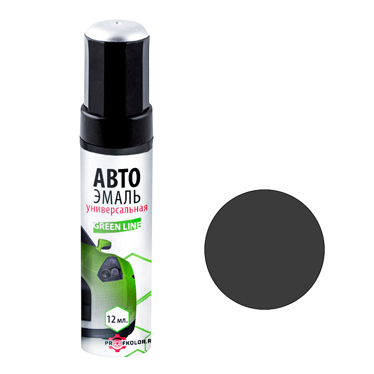 Карандаш с кисточкой для подкраски сколов на Geely Auto. Цвет Magnetic Grey. Код цвета: Magnetic Gray