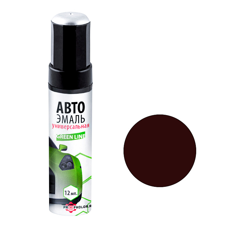 Карандаш с кисточкой для подкраски сколов на Geely Auto. Цвет Onyx Red. Код цвета: Agate Red