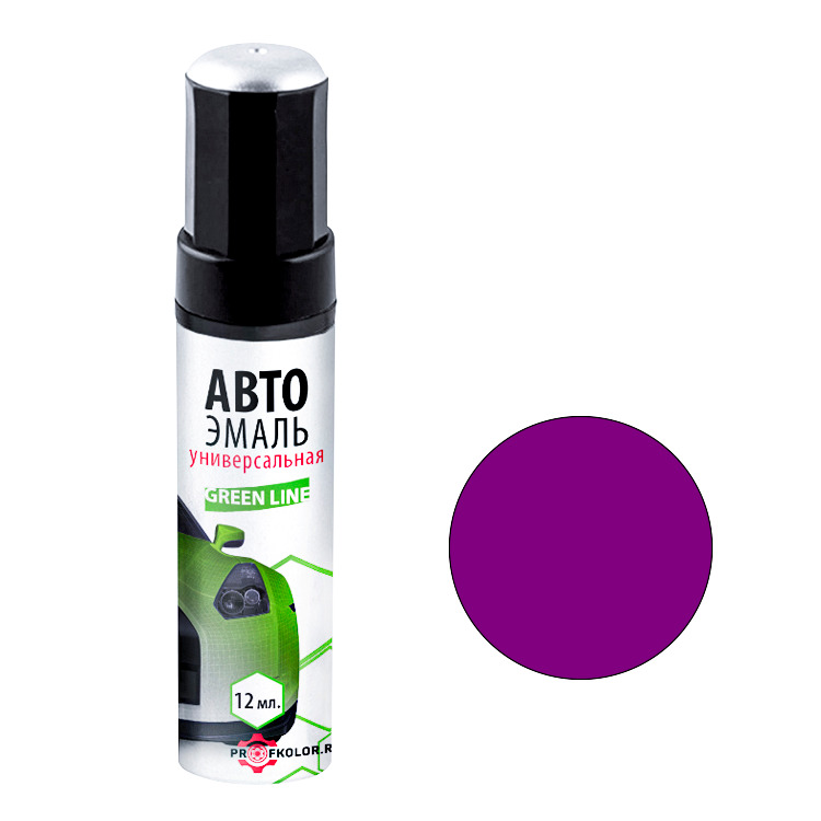 Карандаш с кисточкой для подкраски сколов на Aion. Цвет Purple. Код цвета: PURPLE