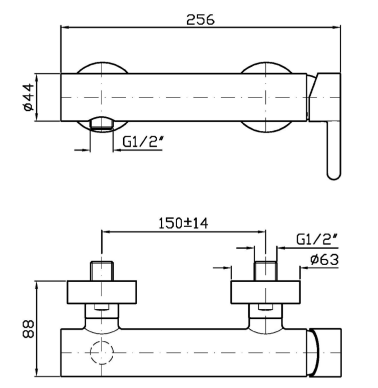 Cмеситель для душа Zucchetti Isy22 ZIS076 ФОТО