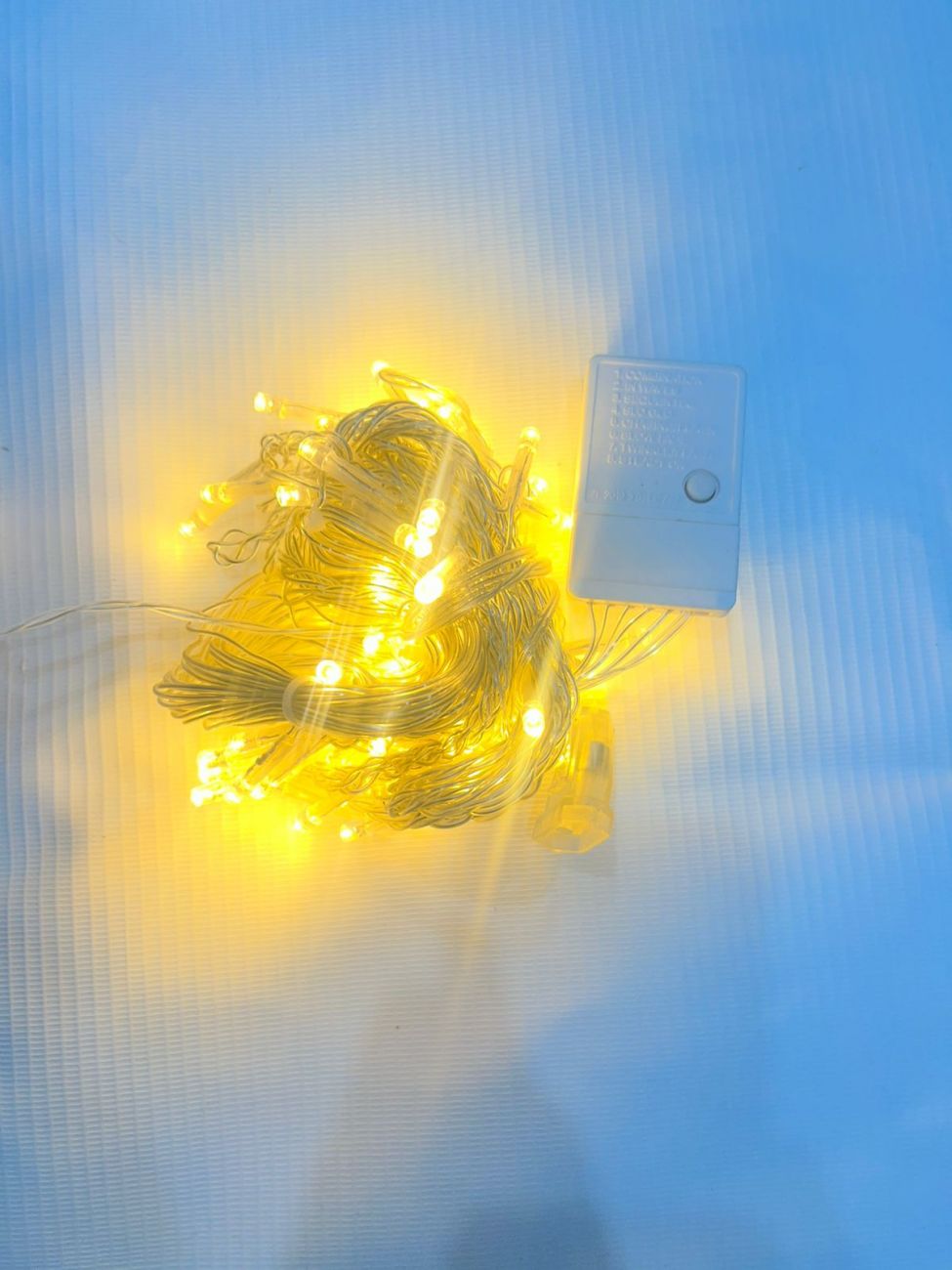 гирлянда штора 1,5х1,5 желтая