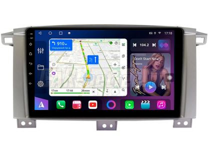 Магнитола Toyota Land Cruiser 100 2002-2007, кондей, рамка серебро, Farcar, S500 (FC-BM457/1234M)