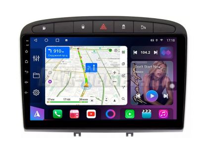 Магнитола Peugeot 408 2012-2017, рамка графит, Farcar, S500 (FC-BM083M)