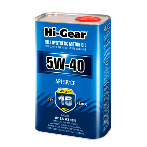 Hi-Gear API SP/CF 5W-40, 1л