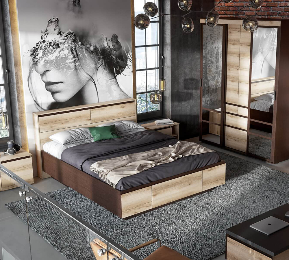 Спальный гарнитур "Берген" комплект