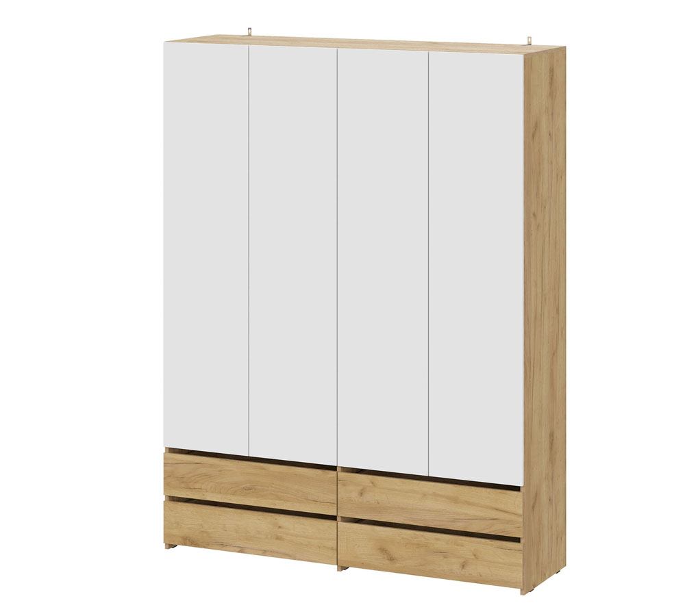 Шкаф 4х ств с ящиками Абрау