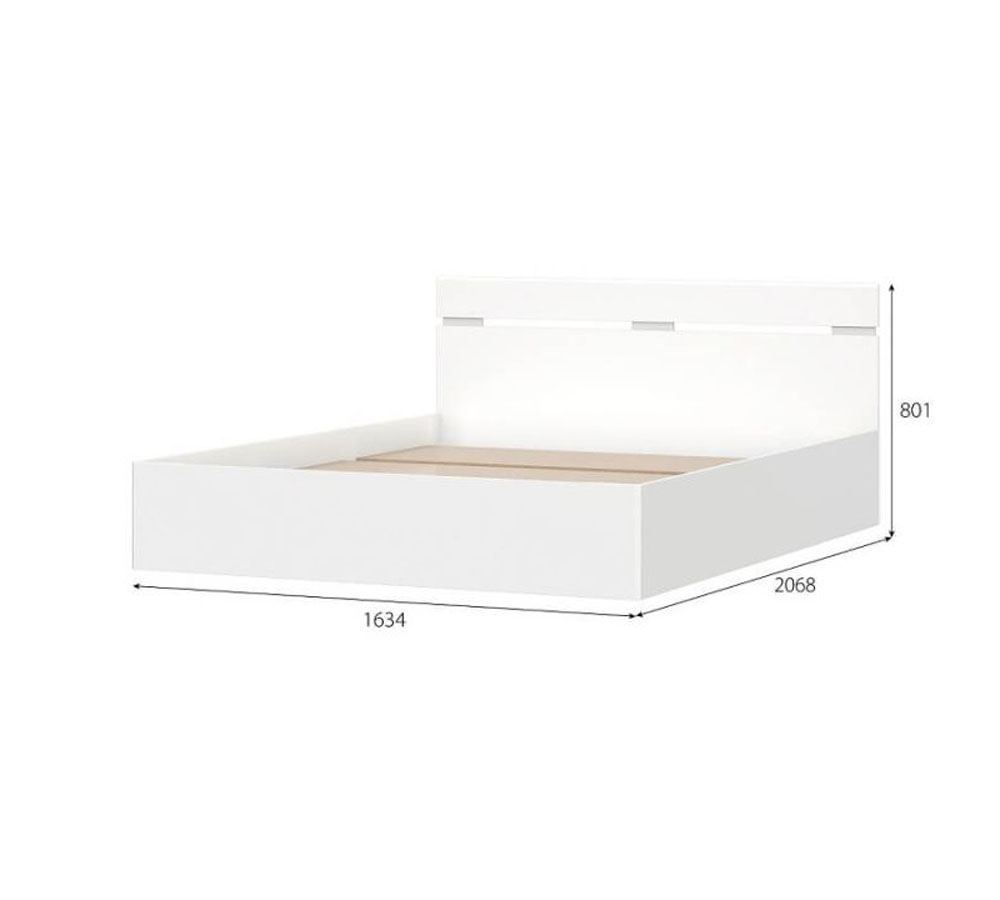 Кровать 1,6 "Одри" СИМПЛ