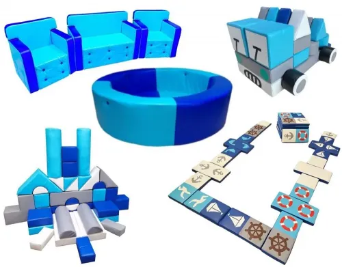 Набор мягких модулей для игровой комнаты №9