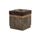 Пуфик на цоколе Ольга 3 Дуб коми