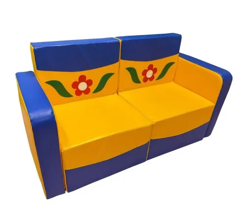 Детский игровой диван «Алый цветочек»
