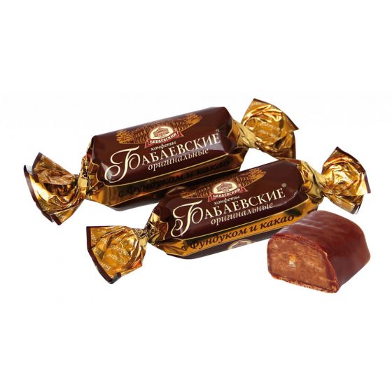 Конфеты фундук, какао Бабаевские кг