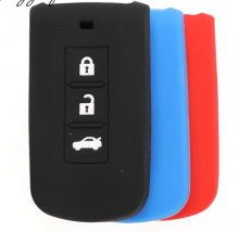 Чехол на прямоугольный ключ Оутлендер, силикон, выбор цвета