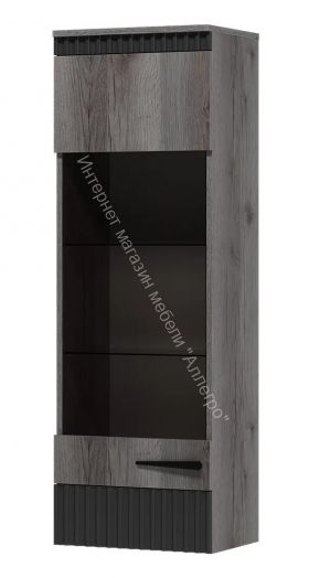 Шкаф навесной Ольга 3  Дуб делано серый