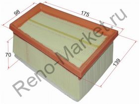 Фильтр воздушный RENAULT DUSTER 10-/NISSAN ALMERA RUS 12-