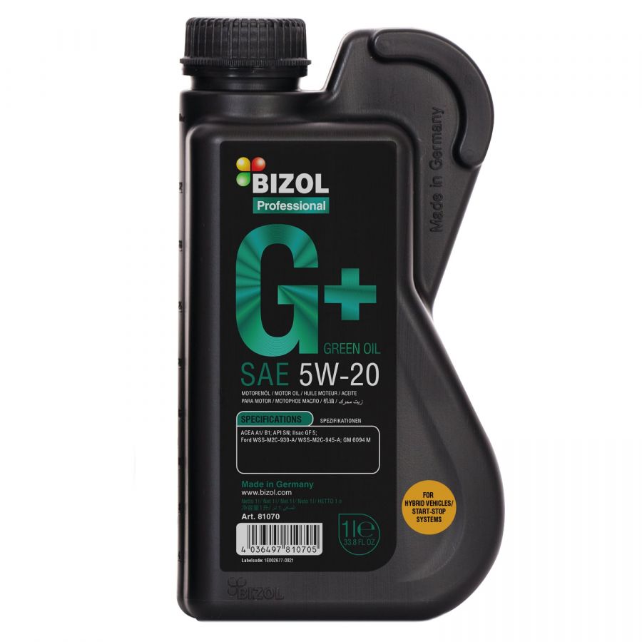 BIZOL Green Oil+ 5W-20, 1л