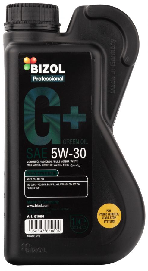BIZOL Green Oil+ 5W-30, 1л