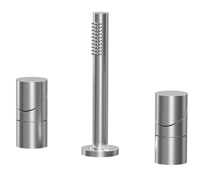 Изображение Смеситель на борт ванны Fima - Carlo Frattini Slide F5814/1 на три отверстия