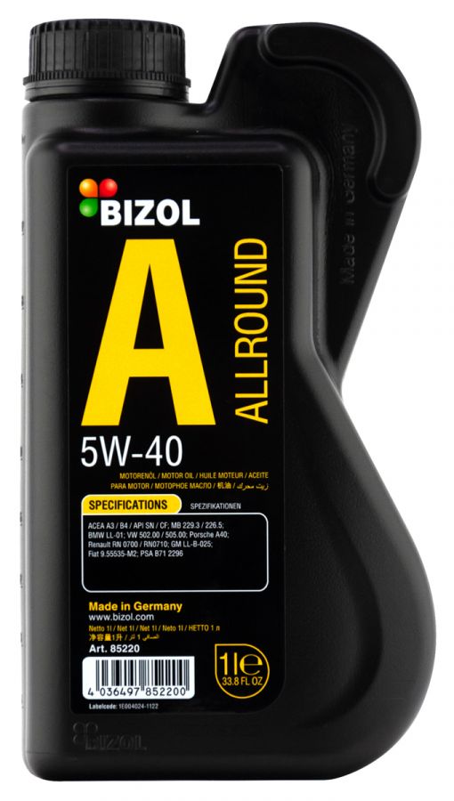 BIZOL Allround 5W-40, 1л