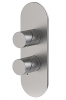 Термостатический смеситель  Fima - Carlo Frattini Slide F5809X7 с переключателем на 2/3 выхода схема 1