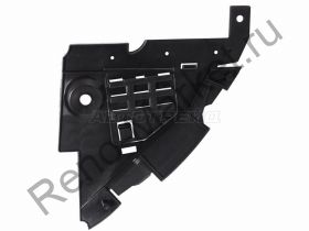 Защита переднего бампера левая LoganII