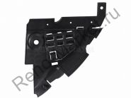 Защита переднего бампера левая LoganII