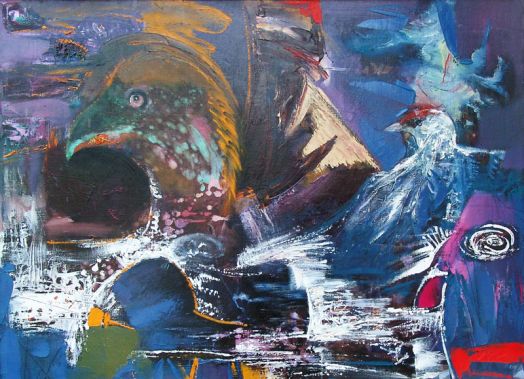 интерьерная энергокартина "Осенний крик ястреба"