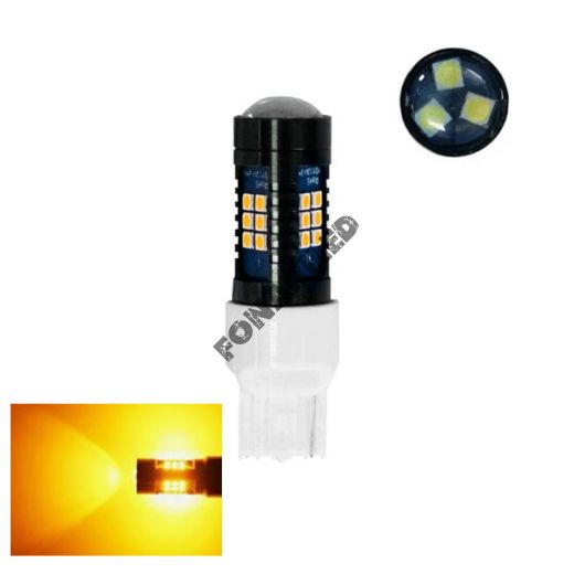 Желтая светодиодная лампочка в поворотник 205-T20ABPY