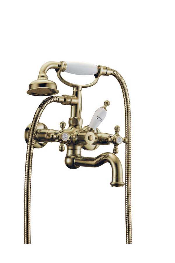 Изображение Вентильный смеситель настенный для ванны Boheme Medici 313